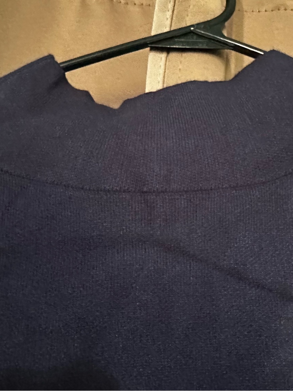 Maeve Navy Crewneck Sweater with Teal Trim - Picture 5 of 7
